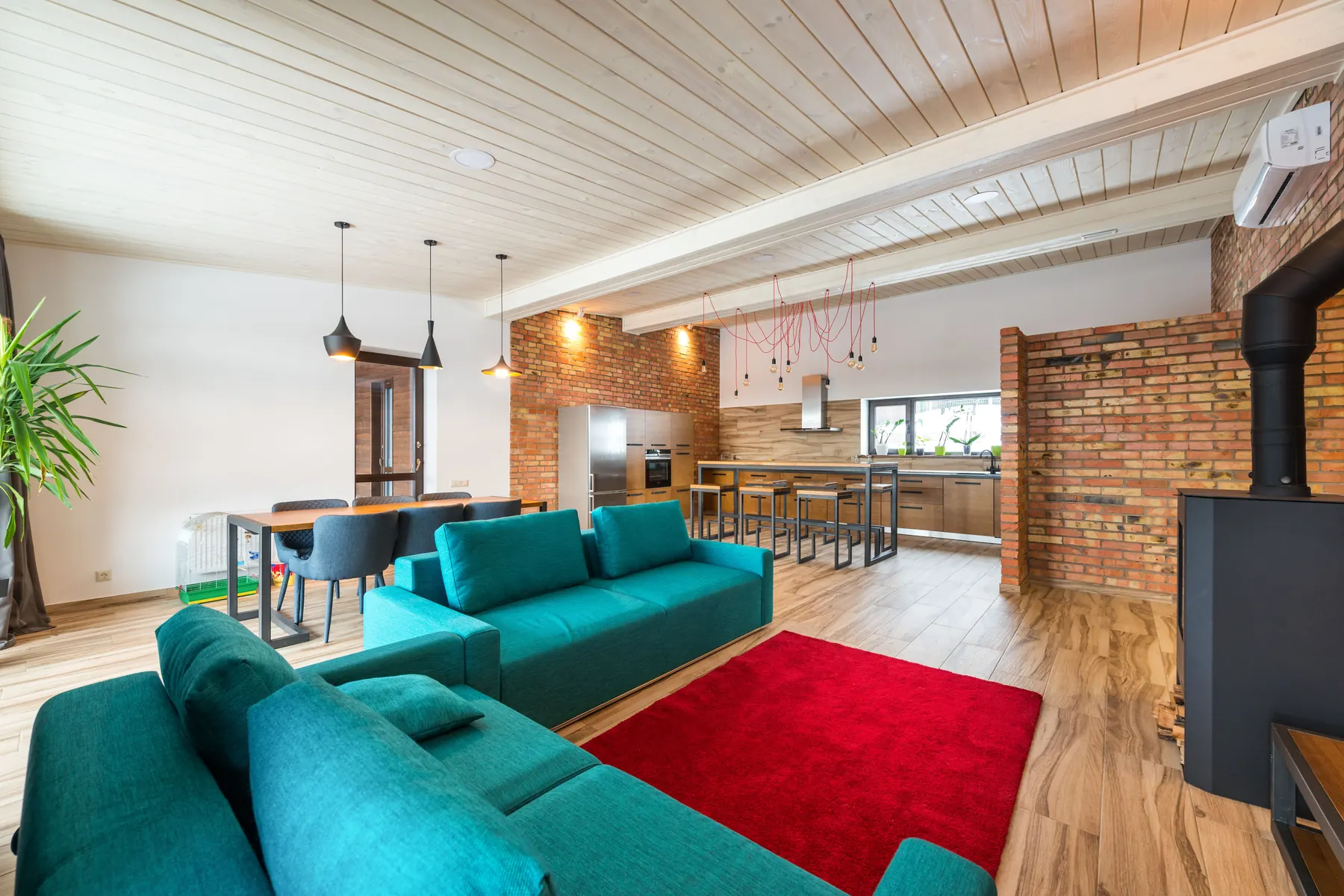 Interior de vivienda contemporánea